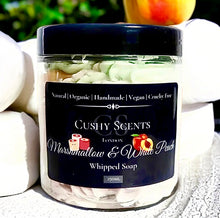 Load image into Gallery viewer, Marshmallow &amp; White Peach Whipped Soap
