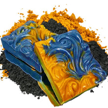 Cargar imagen en el visor de la galería, Turmeric &amp; Charcoal Dual-Action Soap
